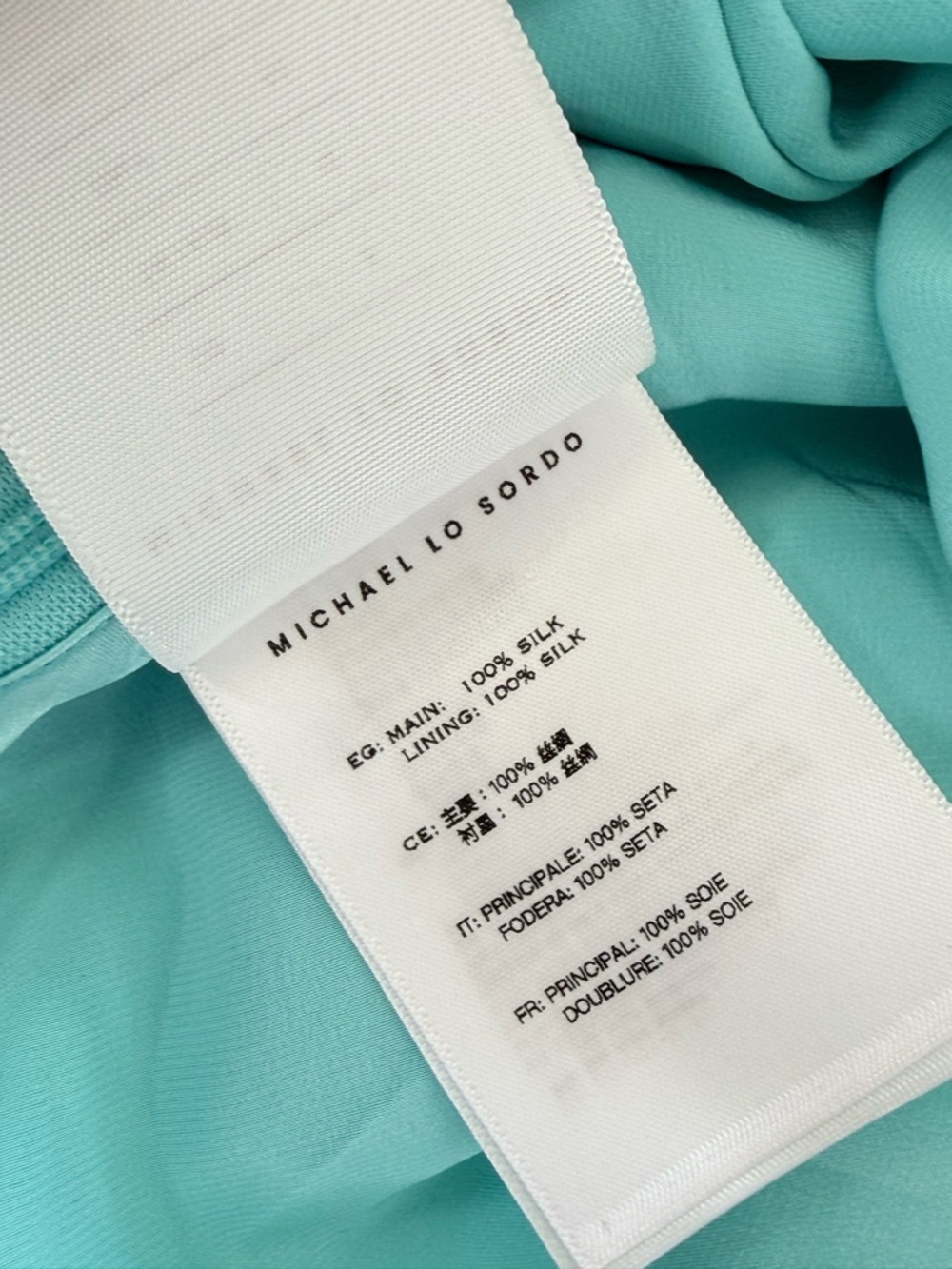 MICHAEL LO SORDO ICED BIAS MAXI DRESS BLUE SIZE 8 - Picture 13 of 13